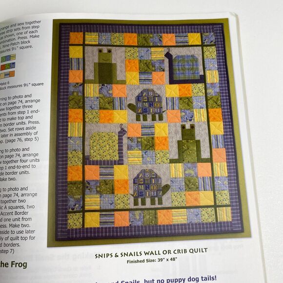 Cuddle Quilts for Little Girls & Boys LA Debbie Mumm 50 Fast & Fun Projects DIY - Picture 7 of 7